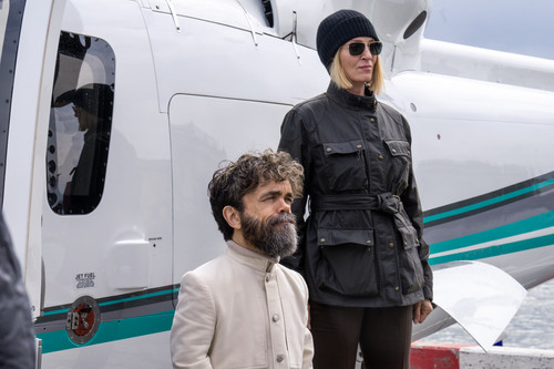 L-R: Peter Dinklage as Leon Prater and Uma Thurman as Charley in Dexter: Resurrection, episode 6, se.jpg