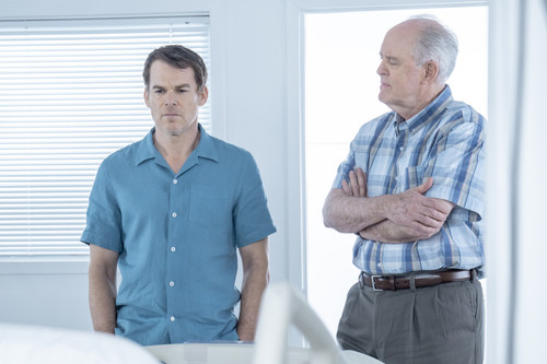 L-R: Michael C. Hall as Dexter Morgan and John Lithgow as Arthur Mitchell in Dexter: Resurrection, e.jpg
