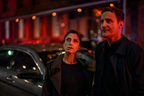 L-R: Kadia Saraf as Detective Claudette Wallace and Dominic Fumusa as Detective Melvin Oliva in Dext.jpg