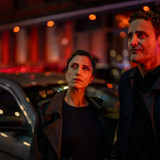 L-R: Kadia Saraf as Detective Claudette Wallace and Dominic Fumusa as Detective Melvin Oliva in Dext
