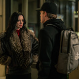 L-R: Krysten Ritter as Mia and Michael C. Hall as Dexter Morgan in Dexter: Resurrection, episode 5, 