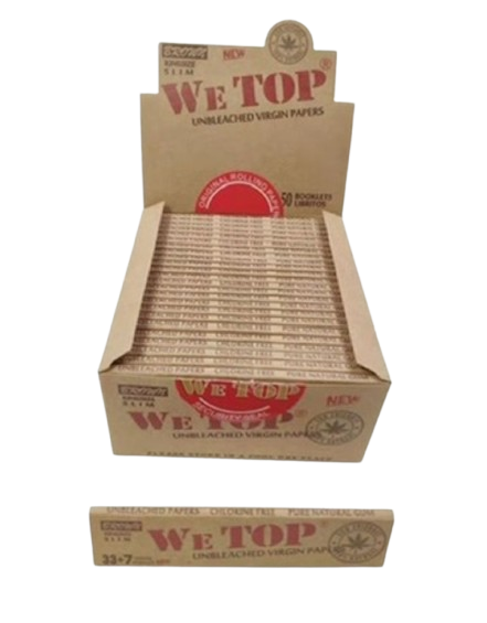 Wetop Rolling Paper Brown 85L - Premium rolling papers in 85L packaging