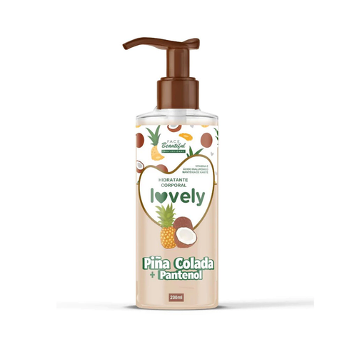 HIDRATANTE CORPORAL PINA COLADA PANTENOL LOVELY 200ML foto 1.png