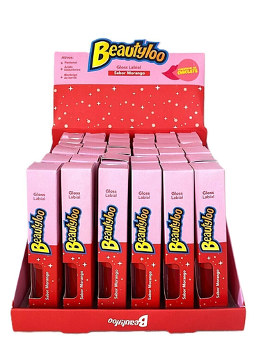 GLOSS LABIAL MORANGO BEAUTYLOO DISPLAY C36 UNIDADES foto 1.png