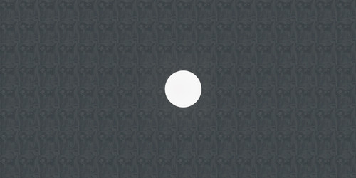 A single white circle centered on a solid black background The circle is filled perfectly round with.jpg