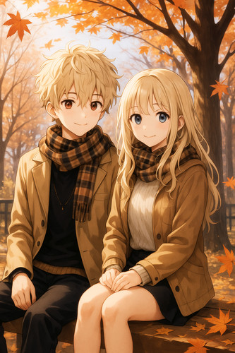 20251108 1209 Anime Couple in Autumn remix 01k9h2y0nefs7besre9em4wnec.jpg