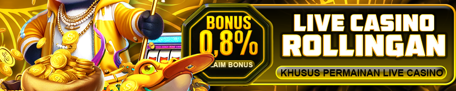 KUAT4D Bonus Rollingan Casino 0,8%