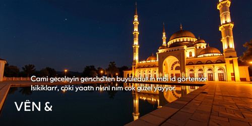 A photorealistic image of a mosque at night illuminated with warm golden lights that beautifully hig.jpg