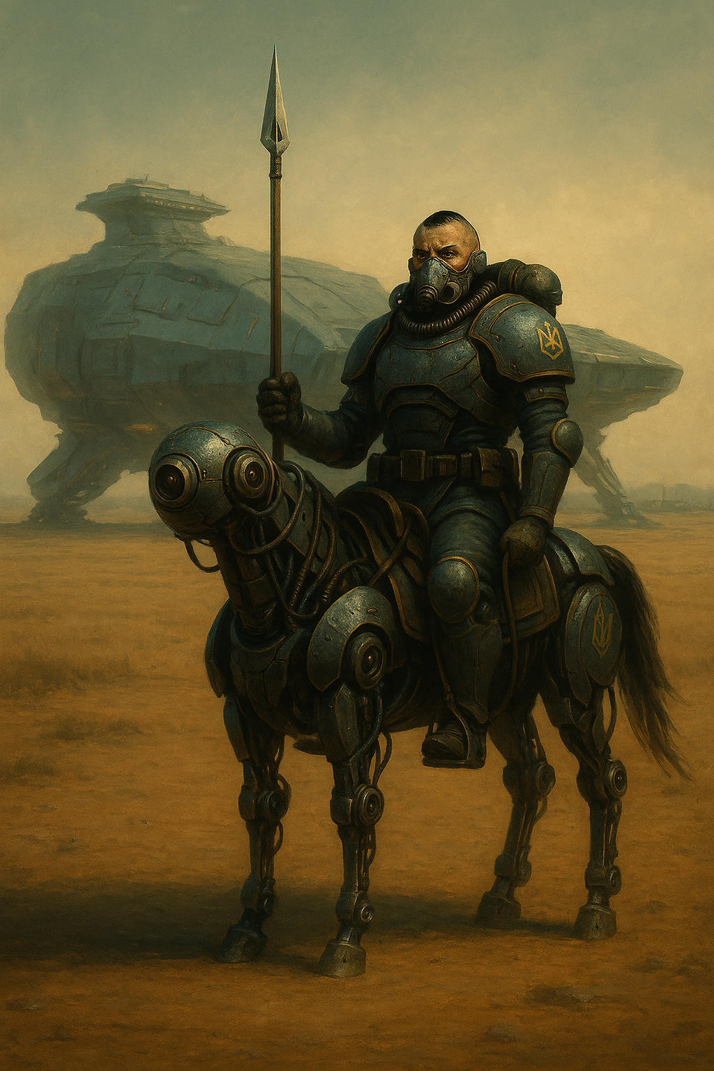 Космічний гайдук біля десантного модуля.