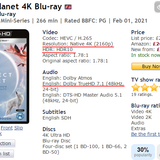 A Perfect Planet 4k blu