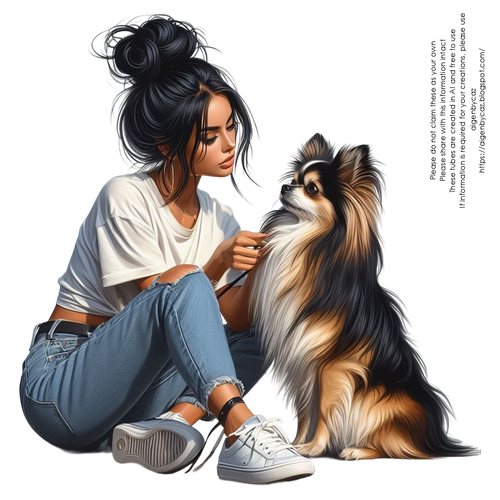 aigenbycaz girlwithlonghairedchihuahua (2)