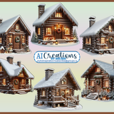 WINTER CABIN AI CREATIONS BG PREVIEW