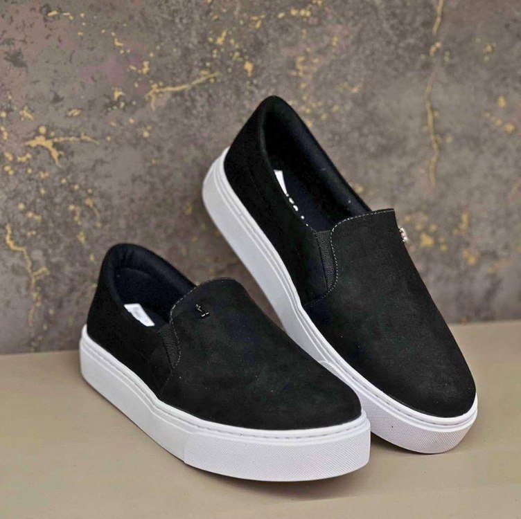 Tênis Cano Baixo Slip On Feminino Santa Lolla Antiderrapante