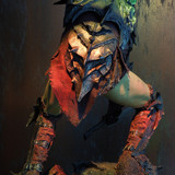008a Sideshow Moria Orc repainted clothes