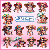 DIMPLES AT THE BEACH AI CREATIONS BG 1