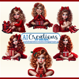 CHRISTMAS RED AI CREATIONS BG P11
