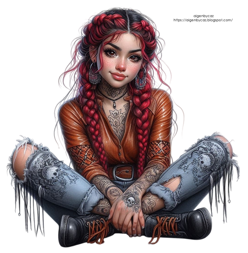 aigenbycaz gothicskulljeangirl (5)