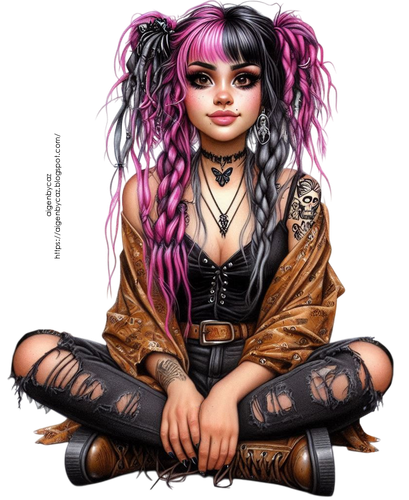aigenbycaz gothicskulljeangirl (9)