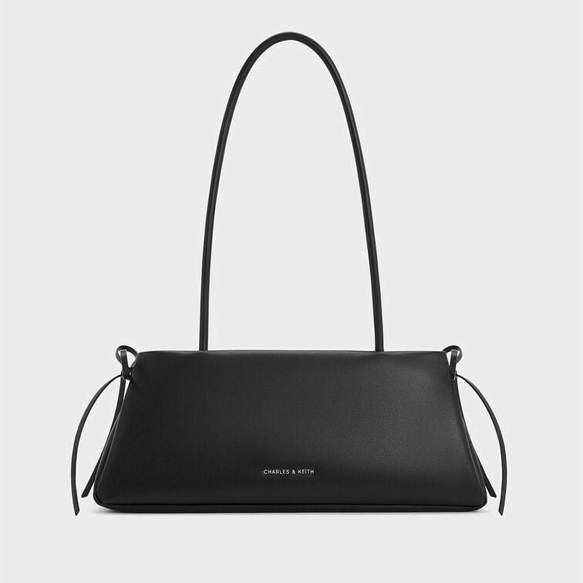 Túi đeo vai hình chữ nhật Bow Elongated Trapeze - Màu Đen