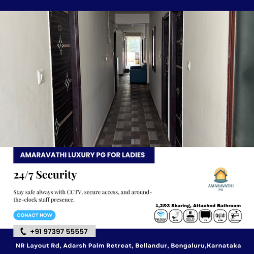 Our PG offers 24/7 CCTV and security staff. Feel safe, always.png