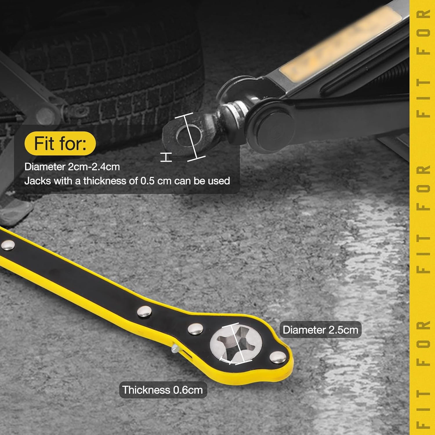 Car Jack Ratchet Wrench Image 6