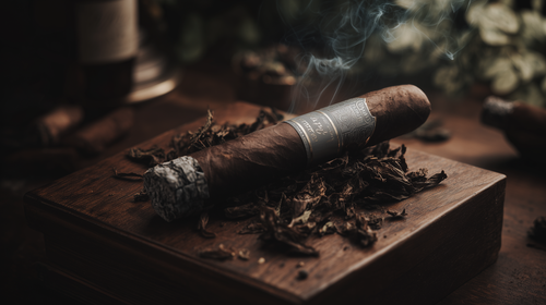 eman3139 a Liga Privada No. 9 robusto cigar on a dark oak table 450b9400 5616 40a9 b029 87db694cf471.png