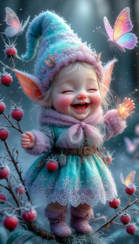 Super original fictional unreal fairy creatures Cute or terrible, in other ways. Fantasy . Fantasy ..jpg