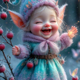 Super original fictional unreal fairy creatures Cute or terrible, in other ways. Fantasy . Fantasy .