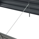 Cinkuota dažyta pilka pakelta lysvė (RAL7016) #7 1000x1000 px