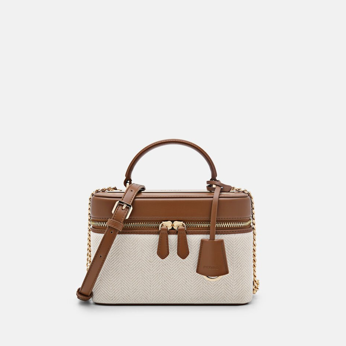 Túi đeo vai Ari Boxy - Màu Nâu Phối