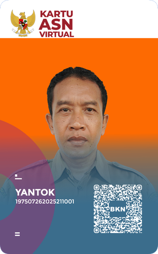 Kartu ASN Virtual Potrait Depan