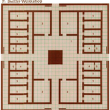 GAZ6 The Dwarves of Rockhome Smithy Workshop
