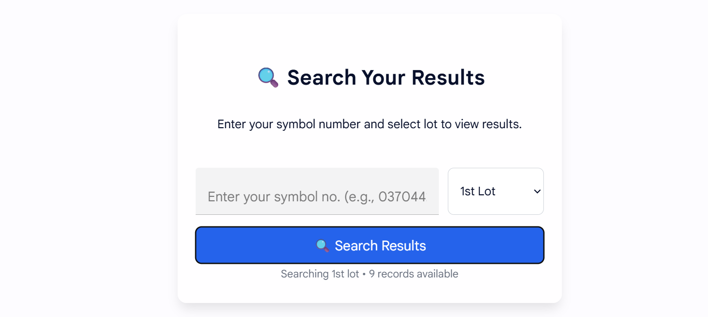 Retotaling Result Page