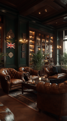 eman3139 luxury cigar lounge interior in Britain warm golden li d06703ff eaba 4dda b0a9 1980e0b2e540.png