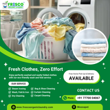 Try Fresco Organic Laundry’s Wash and Fold service in Banjara Hills fresh,  every time.