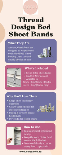 Keep Your Bedding Neat with Thread Design Bed Sheet Bands.jpg