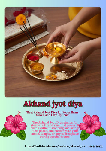 Best Akhand Jyot Diya for Pooja Brass, Silver, and Clay Options