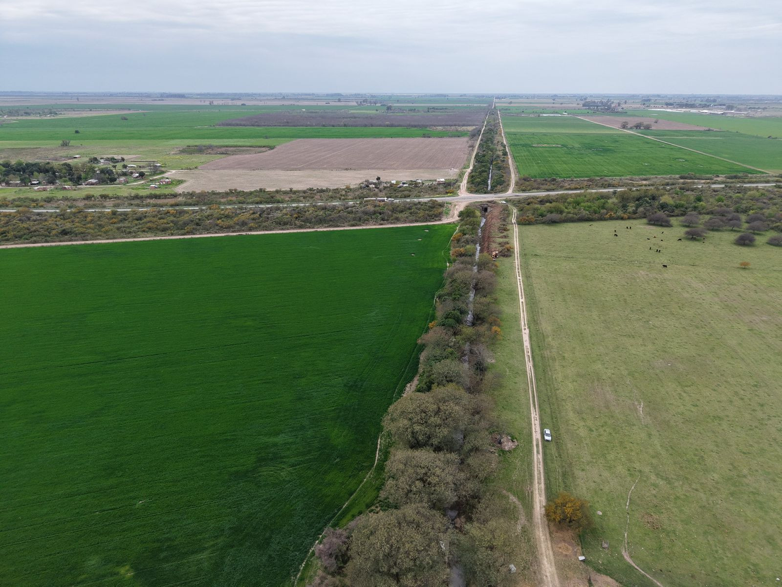 Comenzó con la limpieza del Canal Aguiar en Recreo