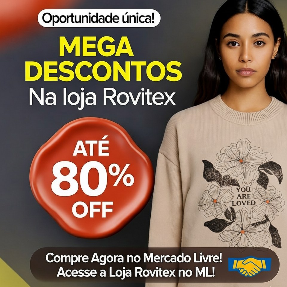 Loja Rovitex com ate 80% OFF no Mercado Livre