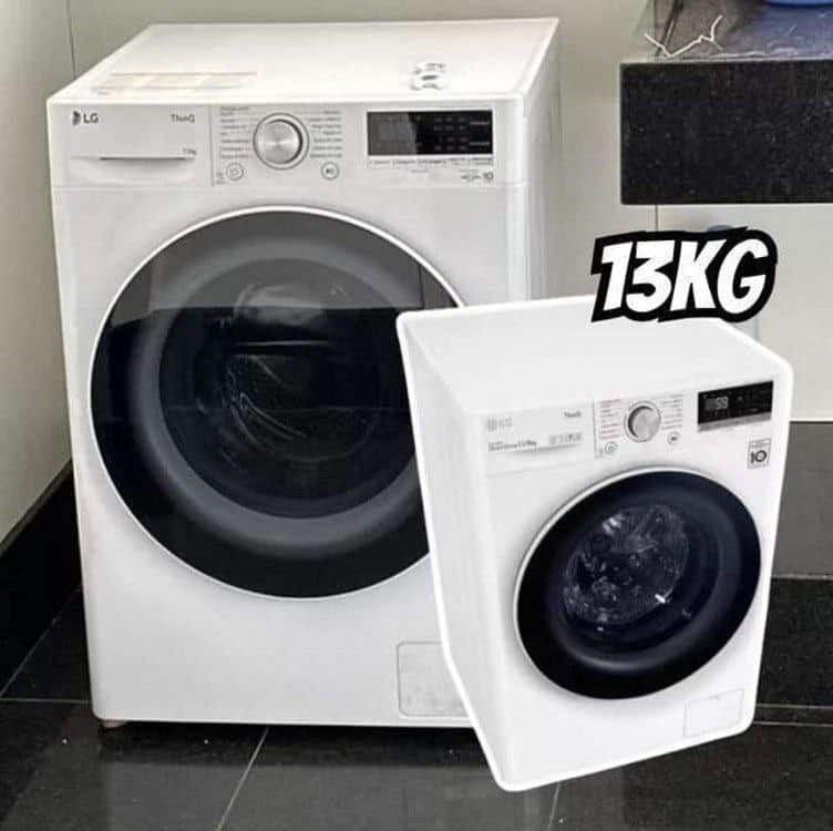 Máquina de Lavar Smart LG VC4 13kg Branco com Inteligência Artificial AIDD™ – FV5013WC4 – 127v – 110V