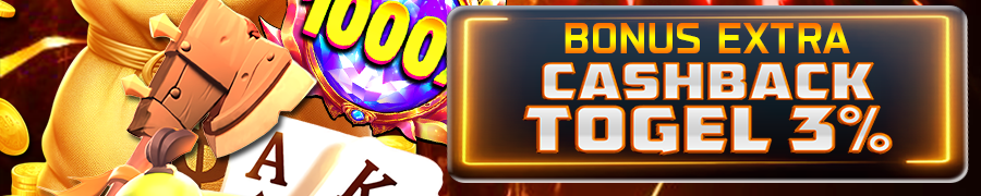 AROMA4D Bonus Cashback Mingguan 3% (khusus togel)