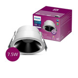 den downlight am tran chieu diem choa sau led philips sl260 rd 075 7.5w 940 36d wh r gm 4000k 510lm 