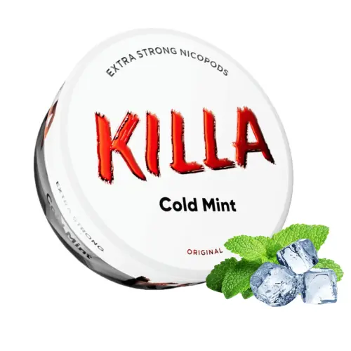 KILLA Cold Mint Nicotine Pouches.webp