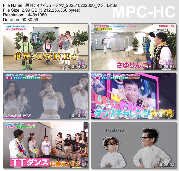 [TV-Variety] 週刊ナイナイミュージック – 2025.10.22