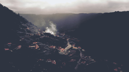a smoke coming out of a mountain.jpg
