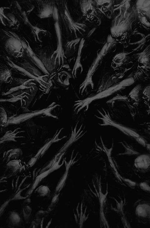 a group of hands reaching for a gun.jpg