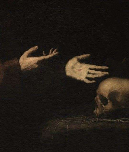 a painting of a skull and hands.jpg