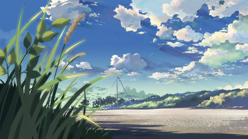a cartoon of a road with plants and power lines.jpg