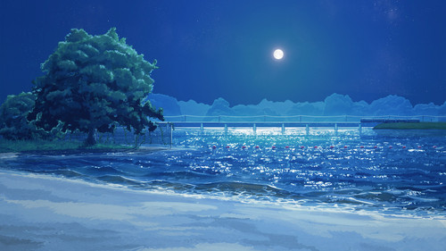 a body of water with a bridge and trees.jpg