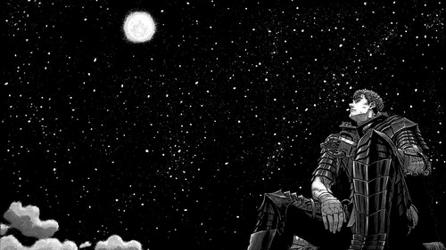 a black and white illustration of a man sitting on a rock.jpg